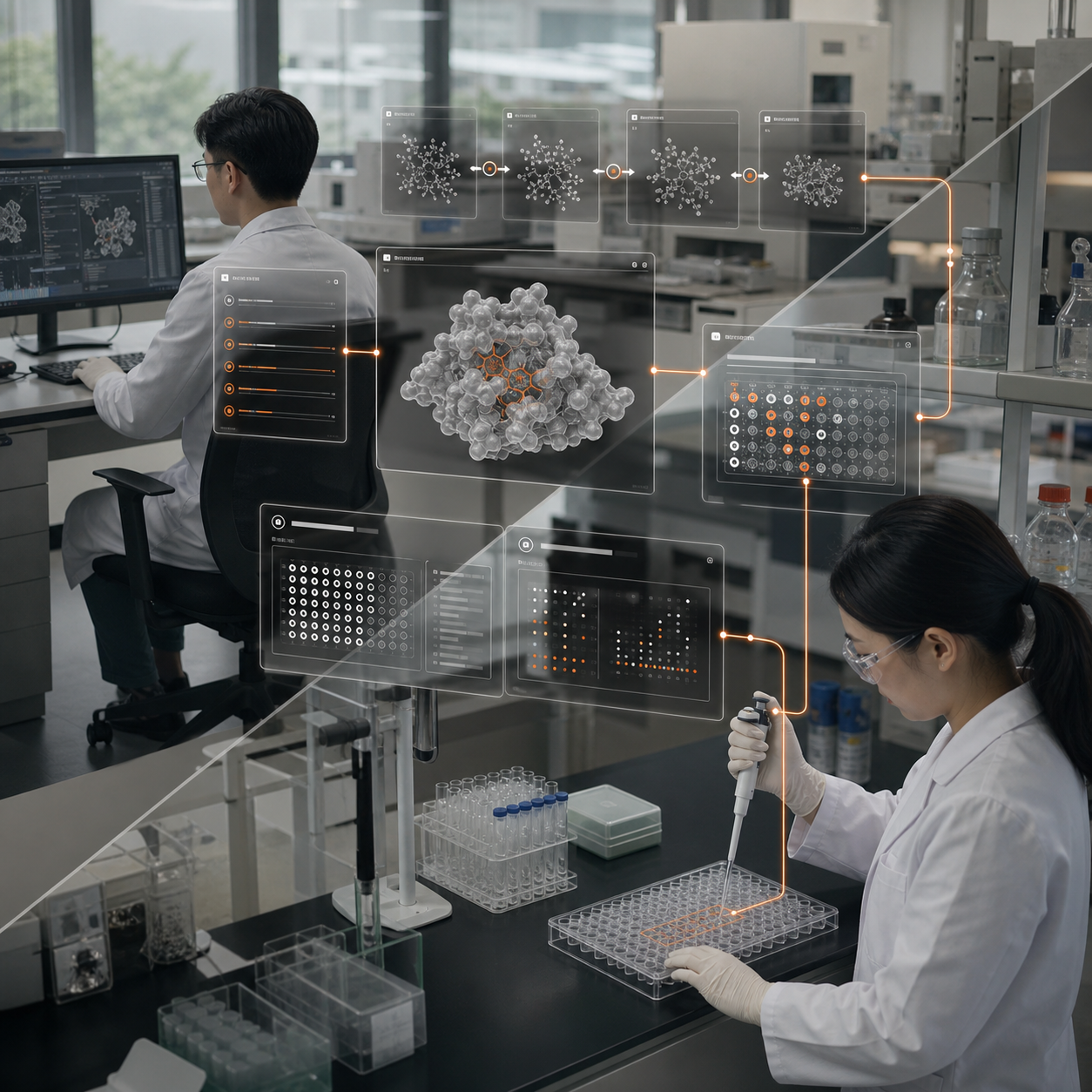 科研团队使用 AI 平台协同设计与筛选微肽